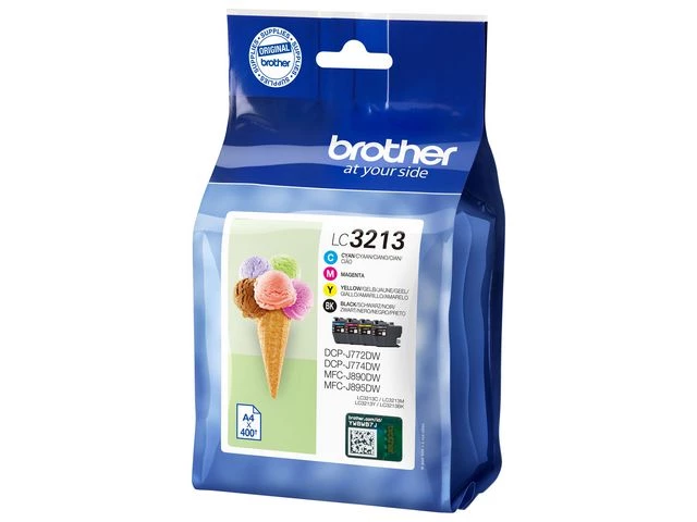 Blekk BROTHER LC3213 Valuepk CMY/BK (4)