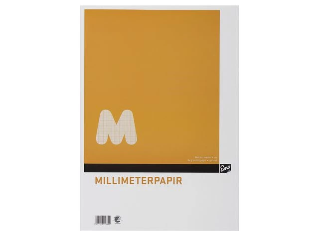 Millimeterpapir EMO A3 80g 50 blad