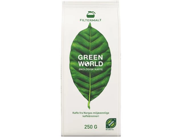 Kaffe GREEN WORLD filtermalt økolog 250g