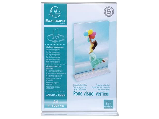 Menyholder EXACOMPTA rett klar A4