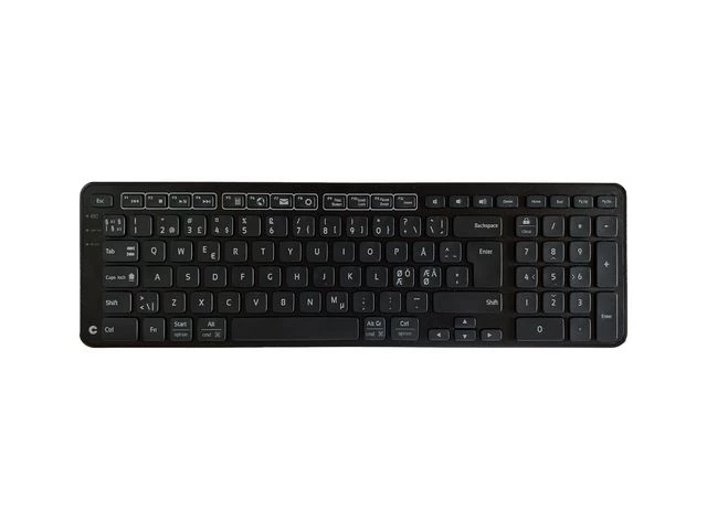 Tastatur CONTOUR Balance trådløs sort