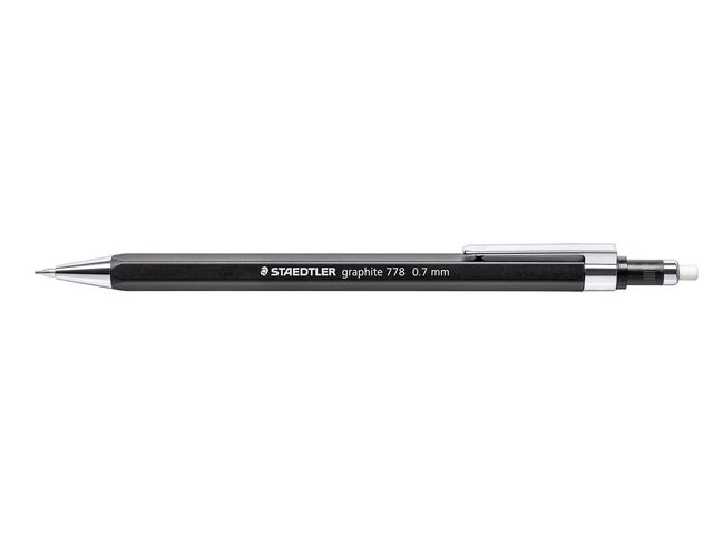 Trykkblyant STAEDTLER 0,7mm sort