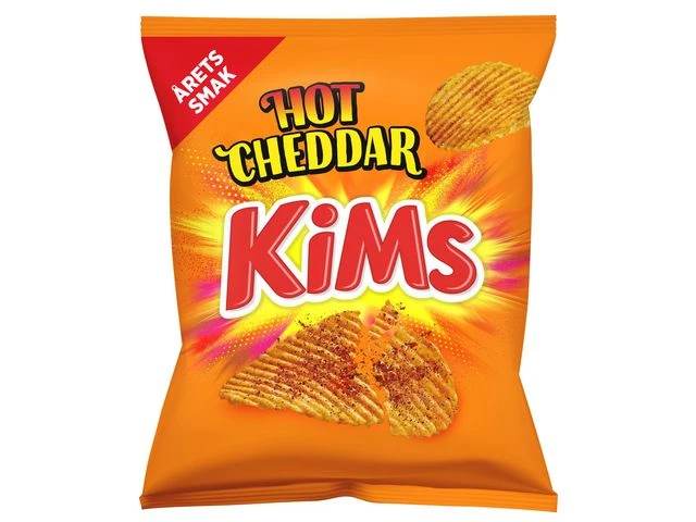 Potetgull KIMS Hot Cheddar 200g