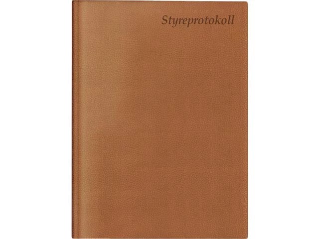 Styreprotokoll 120 blad brun