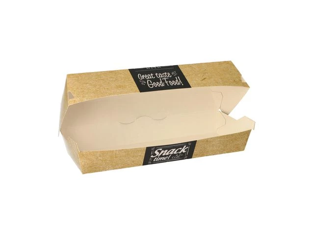 Baguetteboks PURE papp 21x7,5x6,2cm (50)