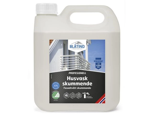 Husvask BLÅTIND Skummende 4L