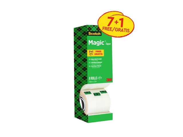 Tape SCOTCH Magic 810 7+1rl gratis (8)