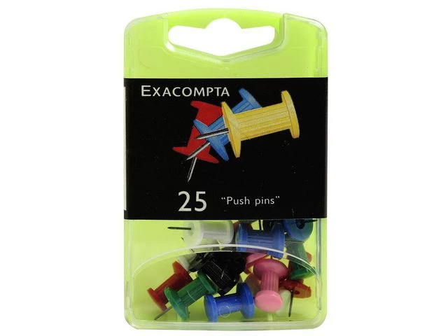 Kartnåler EXACOMPTA 10x7mm Asso (25)