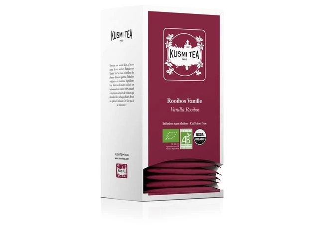Te KUSMI økologisk vanilje rooibos (25)