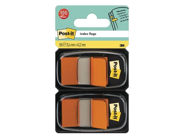 Index POST-IT 680 25x44mm orange (2)