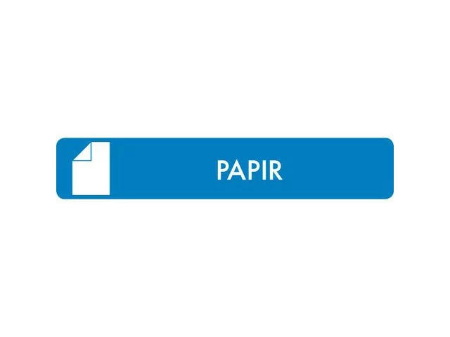 Kildesorteringsmagnet Papir 16x3cm