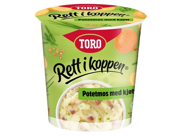 Potetmos m/kjøtt TORO Rett i koppen