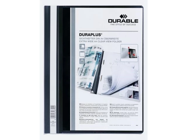 Hurtighefter DURAPLUS A4 innstikk sort