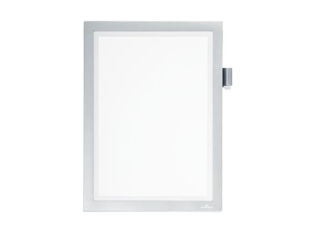 Ramme DURAFRAME NOTE A4 selvkleb. sølv