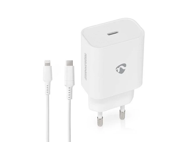 Vegglader NEDIS USB-C til lightning 1m