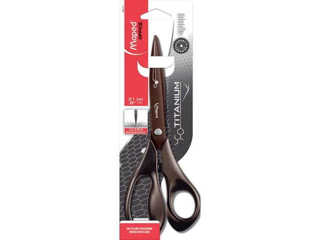Saks MAPED Titanium 21cm sort