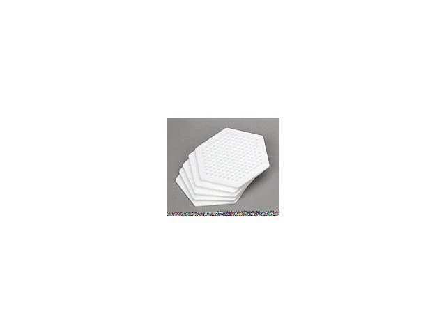 Perleplate sekskantet 9cm