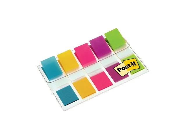 Index POST-IT 683 smal i disp. 5 farger