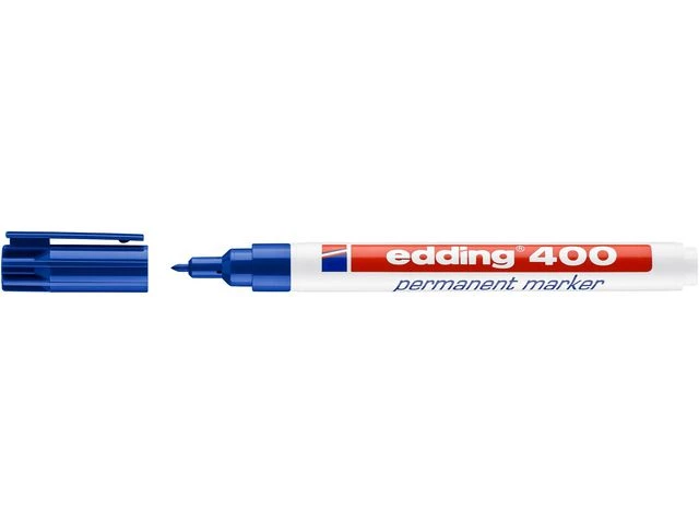 Merkepenn EDDING 400 rund blå