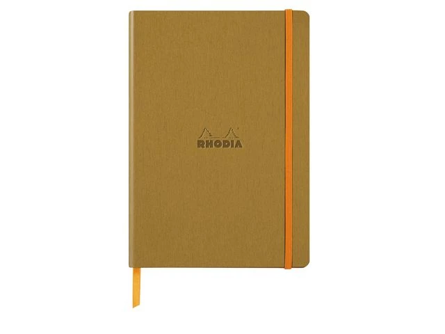 Notatbok RHODIA A5 gull