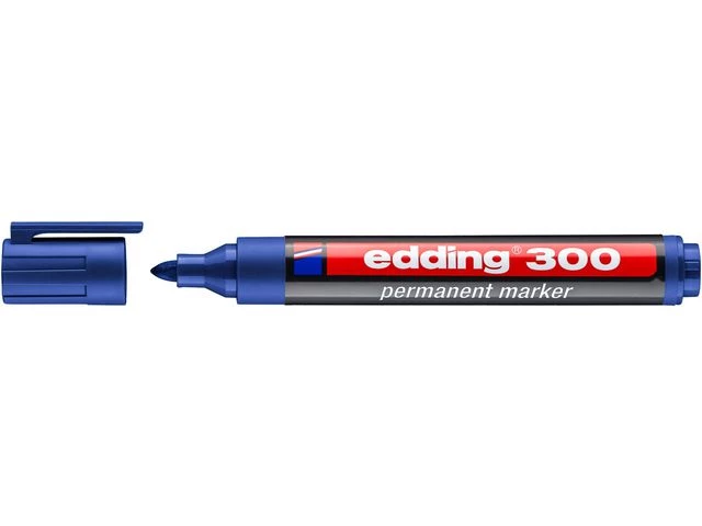 Merkepenn EDDING 300 rund blå