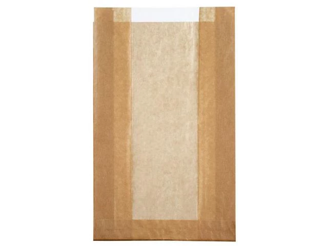 Bakerpose vindu 210/80x340mm brun (1000)