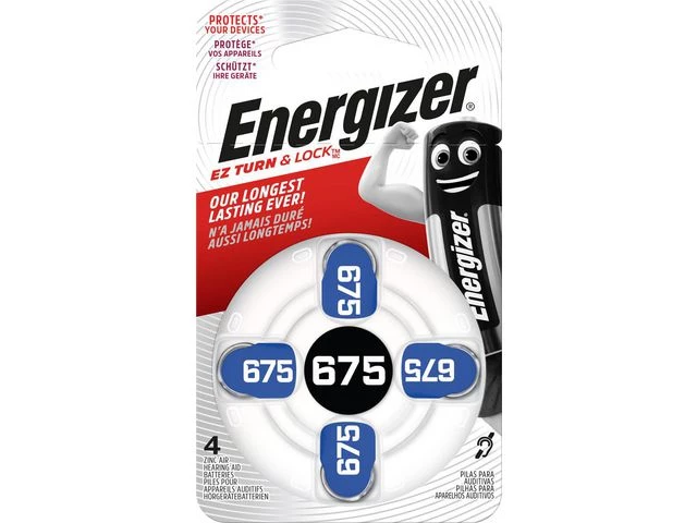Batteri ENERGIZER høreapparat ZA 675 (4)