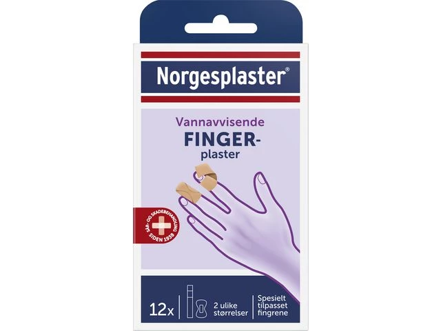 Plaster NORGESPLASTER Finger 2strl (12)