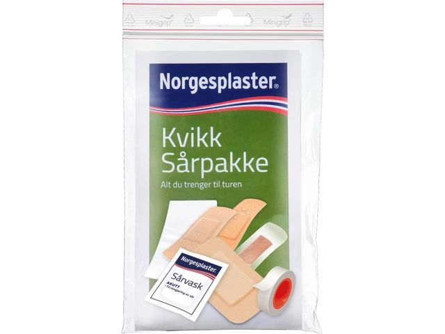 Sårpakke NORGESPLASTER Kvikk