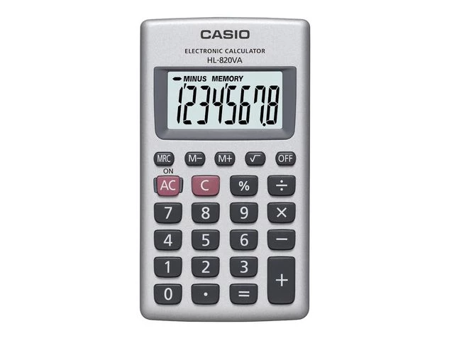 Lommekalkulator CASIO HL-820VA