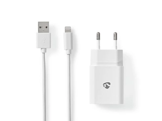 Vegglader NEDIS USB til lightning 1m