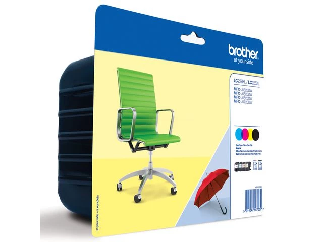 Blekk BROTHER LC229XLVALBP (4)