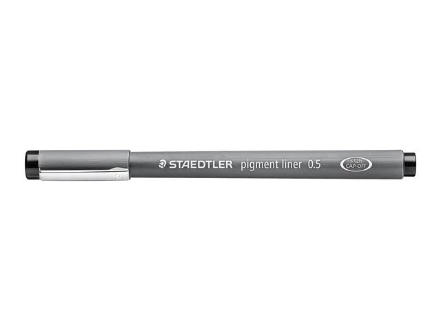 STAEDTLER Fineliner Pigment Liner 0,5mm sort
