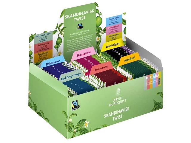 Te ARVID N assortert displayboks (90)