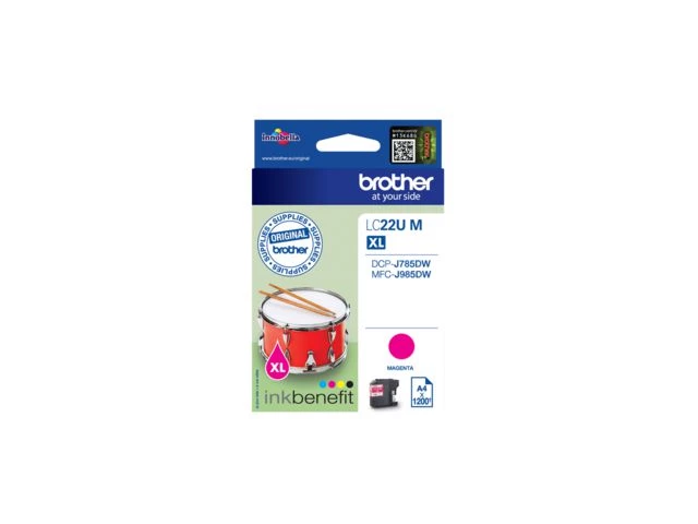 Blekk BROTHER LC22UM magenta