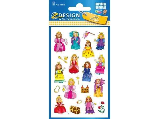 Etikett AVERY dekor prinsesser (3)