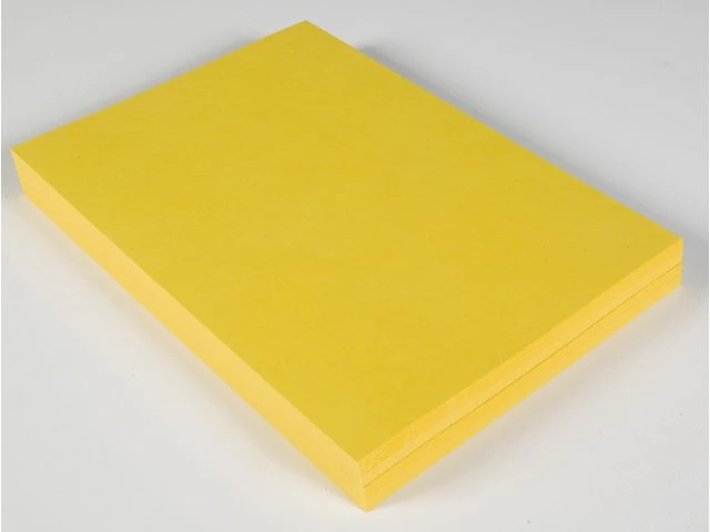 Dekorasjonskartong A4 220g gul