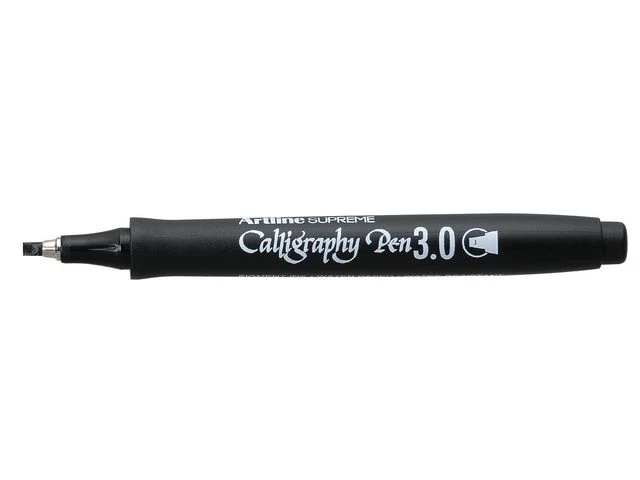 Artline Supreme Calligraphy Pen 3mm sort