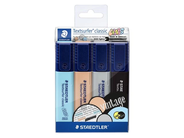 Overstrykningspenn Textsurfer assortert (4)