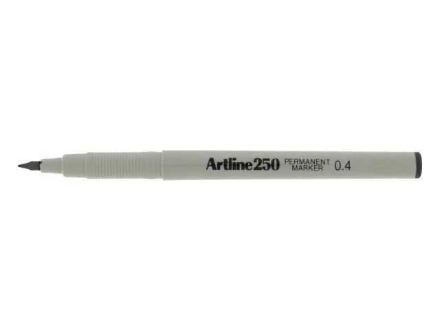 Artline 250 Merkepenn 0.4 Sort