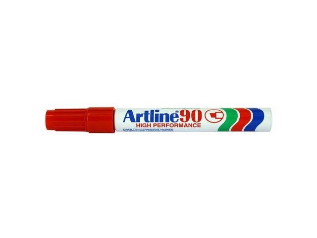 Artline 90 Merkepenn 5.0 rød
