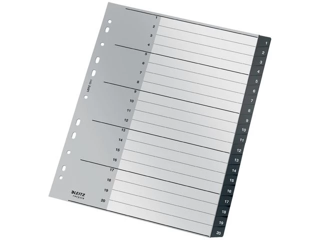 Register Leitz recycle 1-20 A4 PP