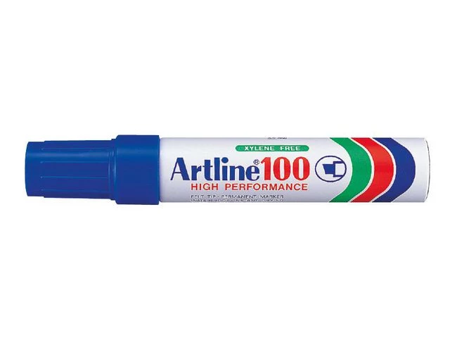 Artline 100 Permanent Merkepenn 12.0 blå