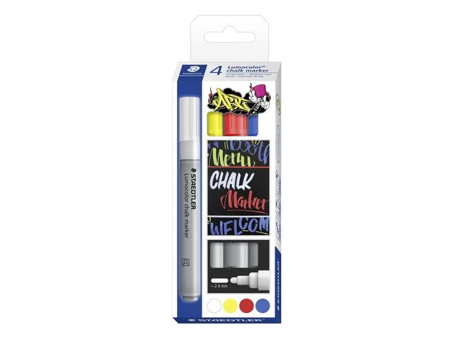 STAEDTLER Lumocolor Kritt Merkepenn 2,4mm ass (4)