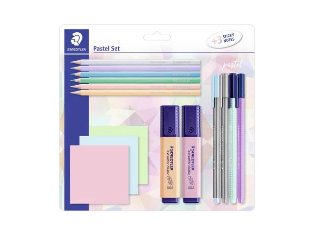 Staedtler Fargesett Pastel Line ass blister (15)