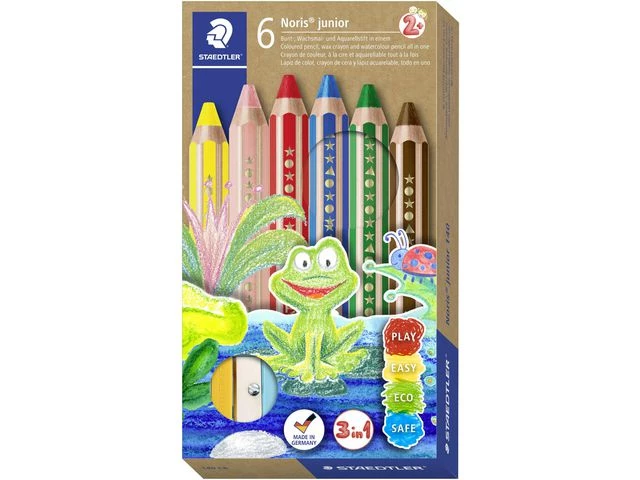 STAEDTLER Fargeblyanter Noris Junior Jumbo 3i1 (6)