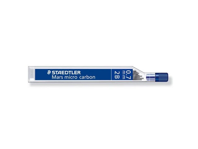 STAEDTLER Reservestifter Mars Micro 0,7mm 2B (12 stifter)
