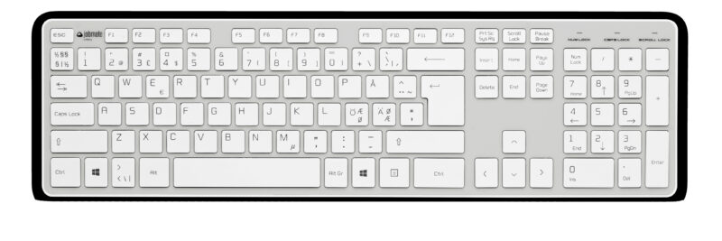 508103 Keyboard Slim Silver Vit