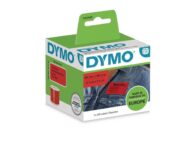 Etikett DYMO LW 54x101mm rød (220)