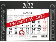 Kalender GRIEG magnet Primstav 2022 sor